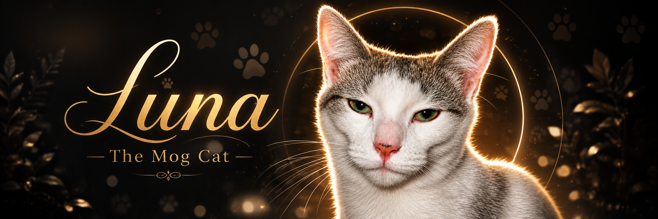 Luna The Mog Cat banner
